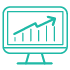 Growth Computer Icon