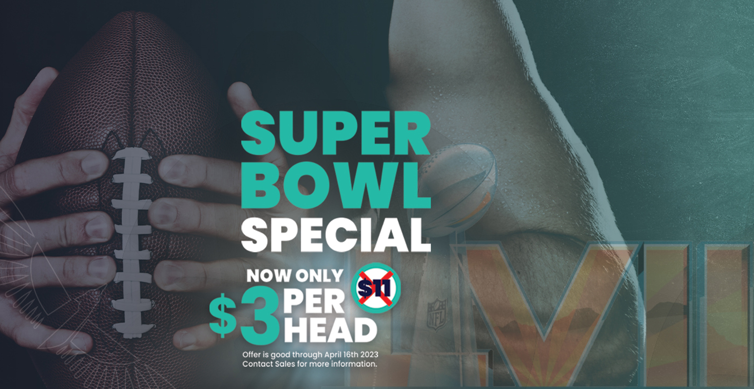 Super Bowl Special $3 Per Head