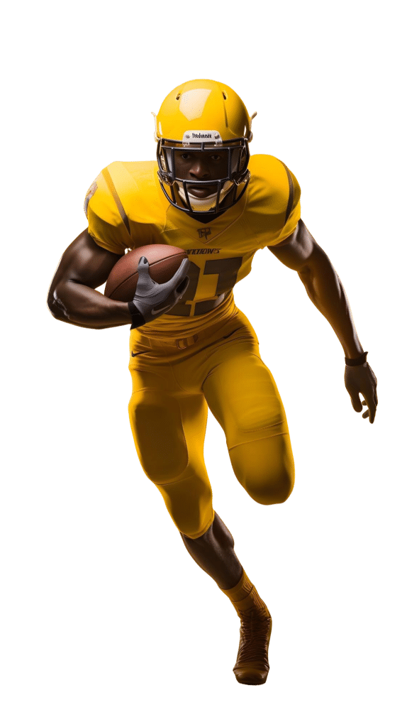 Yellow football player